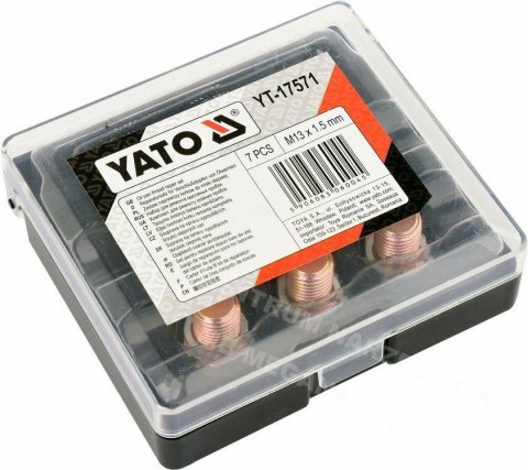 YATO Zestaw naprawczy korków misy olejowej M13X1.5mm YATO Zestaw naprawczy korków misy olejowej M13X1.5mm