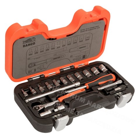 BAHCO Wrench set slim 65pcs. 1/4" BAHCO Wrench set slim 65pcs. 1/4"