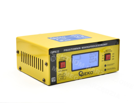 GEKO Prostownik mikroprocesorowy LCD 6/12/24V GEKO Prostownik mikroprocesorowy LCD 6/12/24V