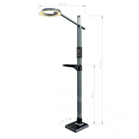 TIROSS Lampa podłogowa LED 15W 800lm TIROSS Lampa podłogowa LED 15W 800lm