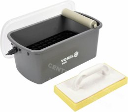 VOREL tiling bucket with roll + trowel