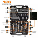 NEO Socket wrenches 1/4 3/8 1/2 126elm 25G