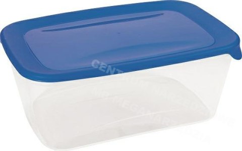 CURVER Pojemnik na żywność "Fresh&go" prostokątny 1L /niebieski/ transparentny CURVER Pojemnik na żywność "Fresh&go" prostokątny 1L /niebieski/ transparentny
