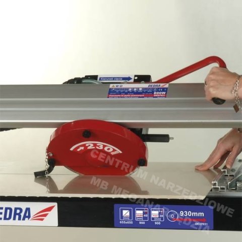 DEDRA przecinarka stołowa do ceramiki 800W 230mm 93cm DED7831 DEDRA przecinarka stołowa do ceramiki 800W 230mm 93cm DED7831
