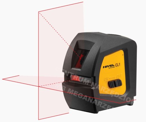 NIVEL System laser krzyżowy CL1 czerwony laser NIVEL System laser krzyżowy CL1 czerwony laser