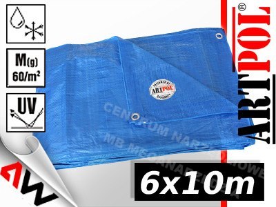 PLANDEKA niebieska 65g 6 x 10m PLANDEKA niebieska 65g 6 x 10m