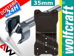 WOLFCRAFT Forstner drill bit 35mm + template