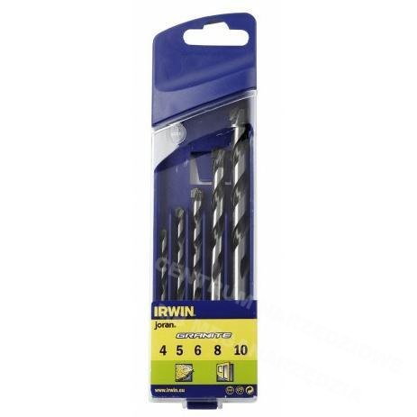IRWIN Granite Concrete Drill Bit 5pcs 4, 5, 6, 8, 10 mm IRWIN Granite Concrete Drill Bit 5pcs 4, 5, 6, 8, 10 mm