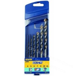 IRWIN Wiertło uniwersalne cordless multi komplet 7szt. 4, 5, 6, 7, 8, 10, 12 mm