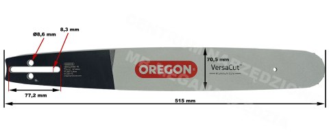 OREGON Prowadnica 18" 45cm 325 1.5mm 72Z OREGON Prowadnica 18" 45cm 325 1.5mm 72Z