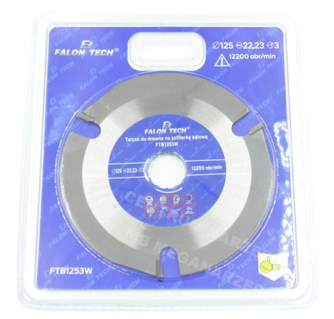 PIŁA TARCZOWA 125mm 22,2 3T WIDIA TARCZA WIDIOWA PIŁA TARCZOWA 125mm 22,2 3T WIDIA TARCZA WIDIOWA