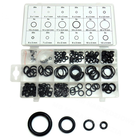 O-rings oil-resistant gaskets set of O-rings 225 pcs.