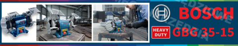 BOSCH SZLIFIERKA STOŁOWA 350W 150mm GBG 35-15 BOSCH BOSCH SZLIFIERKA STOŁOWA 350W 150mm GBG 35-15 BOSCH