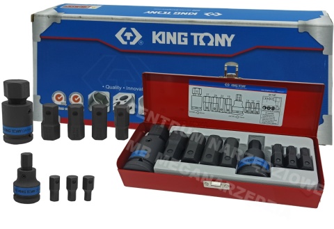 KING TONY Nasdaki imbusowe udarowe 3/4" 11cz. 10-32mm KING TONY Nasdaki imbusowe udarowe 3/4" 11cz. 10-32mm