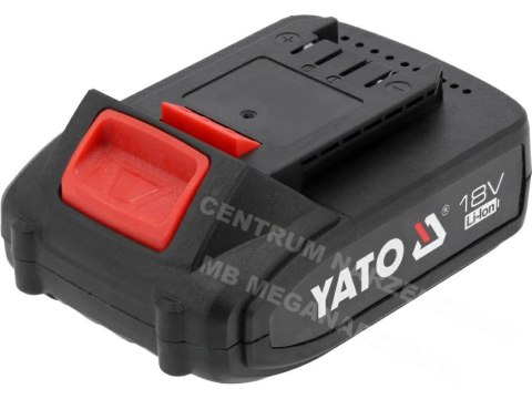 YATO AKUMULATOR 18V LI-ION 2,0Ah YATO AKUMULATOR 18V LI-ION 2,0Ah