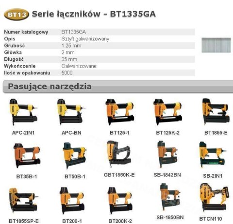 BOSTITCH Sticks BT13 35mm 5000 pcs