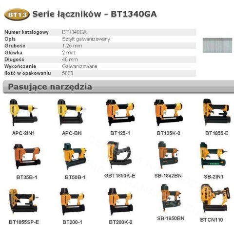 BOSTITCH Sticks BT13 40mm 5000 pcs BOSTITCH Sticks BT13 40mm 5000 pcs