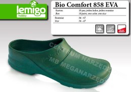 Buty klapek bio comfort rozmiar 40, zielony 858