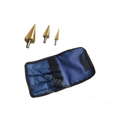 JOBI EXTRA Wiertło stopniowe komplet 3szt. 4-32mm JOBI EXTRA Wiertło stopniowe komplet 3szt. 4-32mm