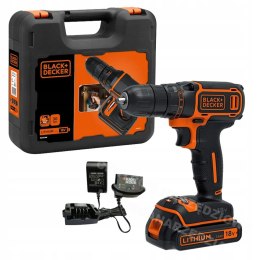 BLACK&DECKER Wkrętarka 18V 1x1,5Ah