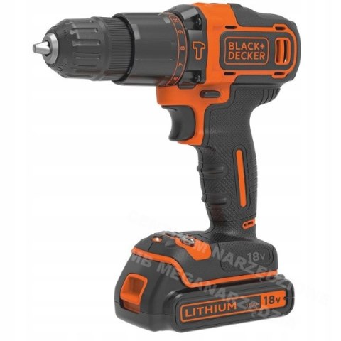BLACK+DECKER ZESTAW 18V WKRĘTARKA + ZAKRĘTARKA 1x1,5Ah + TORBA BLACK+DECKER ZESTAW 18V WKRĘTARKA + ZAKRĘTARKA 1x1,5Ah + TORBA