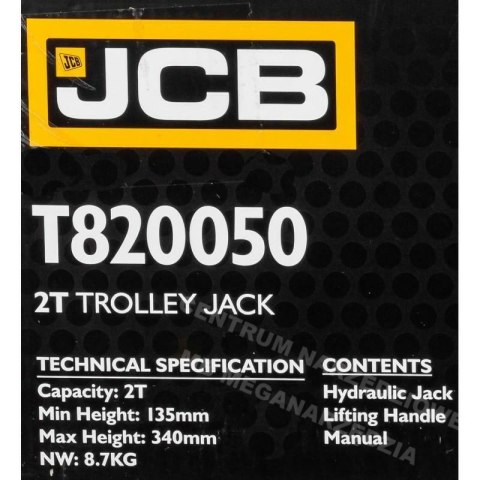 JCB DŹWIGNIK "ŻABA" 2T 135-340mm JCB DŹWIGNIK "ŻABA" 2T 135-340mm