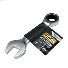 JCB Klucz oczkowy z grzechotką krótki 14mm