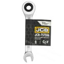 JCB Klucz oczkowy z grzechotką krótki 6mm
