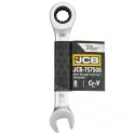 JCB Klucz oczkowy z grzechotką krótki 8mm