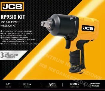 JCB PNEUMATYCZNY KLUCZ 1/2" + NASADKI JCB PNEUMATYCZNY KLUCZ 1/2" + NASADKI