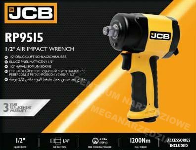 JCB Pneumatyczny klucz 1/2" JCB Pneumatyczny klucz 1/2"
