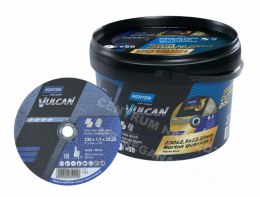 NORTON Tarcza Vulcan 230 x 1,9 wiaderko 50/szt. A46S do metalu+2 tarcze gratis