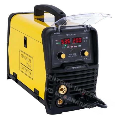Półautomat inwerter magnum mig-203 synergia easy 230V 200A/60%, GP50, MMAR,MB15/3, D100/D200 Półautomat inwerter magnum mig-203 synergia easy 230V 200A/60%, GP50, MMAR,MB15/3, D100/D200