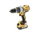 DEWALT Wiertarko-wkrętarka udarowa 18V 95/66Nm 3-biegi 2 x 5,0Ah walizka TSTAK DCD996P2