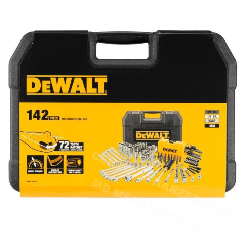 DEWALT ZESTAW KLUCZY 142el. DEWALT DEWALT ZESTAW KLUCZY 142el. DEWALT