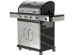 YATO GRILL GAZOWY 4+1, STAL NIERDZEWNA 14,2KW