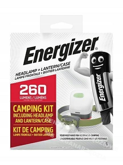 ENERGIZER Vision Headlight 260 lm 3 LED 3AAA Green+ camping kit ENERGIZER Vision Headlight 260 lm 3 LED 3AAA Green+ camping kit