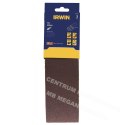 IRWIN Belts for power tools 75mm x 533mm, P 60 /for metal, wood, paint and plastics 3 pcs