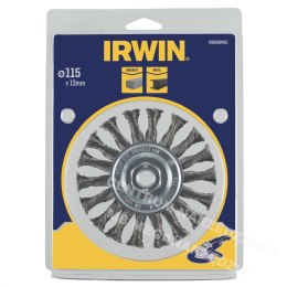 IRWIN Szczotka tarczowa 115mm x 13mm druciana do szlifierek kątowych