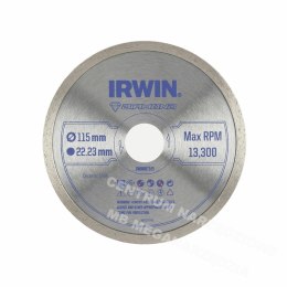 IRWIN Tarcza diamentowa 115mm x 22,23mm / pełna do płytek podłogowych i ściennych