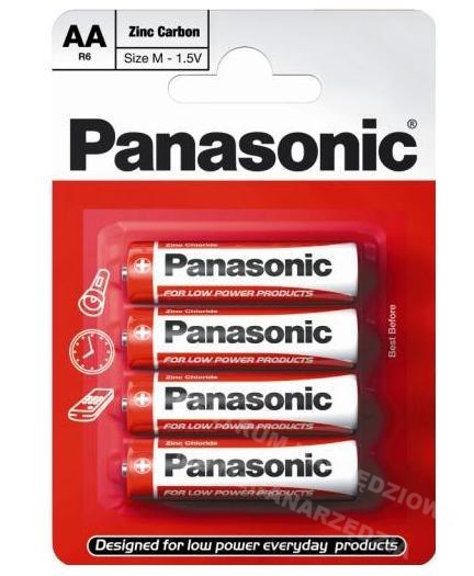 PANASONIC Bateria AA R6R blister 4szt. PANASONIC Bateria AA R6R blister 4szt.