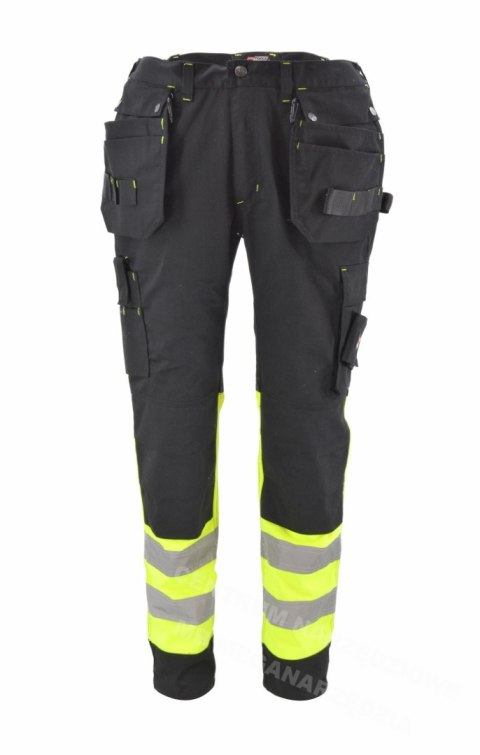 AWTOOLS Work trousers with assembly pockets T3/ reflective/ M