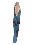 AWTOOLS Spodnie robocze ogrodniczki T2/ petrol/ XXXL