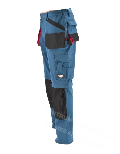 AWTOOLS Spodnie spodenki robocze odpinane nogawki T2/ petrol/ XL AWTOOLS Spodnie spodenki robocze odpinane nogawki T2/ petrol/ XL