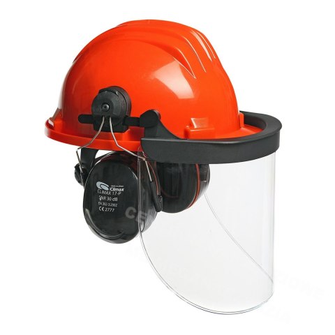 CLIMAX Safety helmet with face shield and earmuffs CLIMAX Safety helmet with face shield and earmuffs