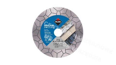 RUBI 2-in-1 TGS 125 Superpro diamond cutting and grinding blade RUBI 2-in-1 TGS 125 Superpro diamond cutting and grinding blade