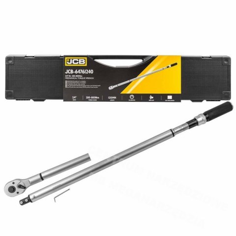 JCB Klucz dynamometryczny 3/4" 200-800Nm JCB Klucz dynamometryczny 3/4" 200-800Nm