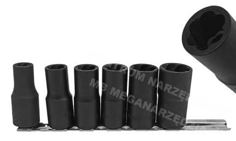 9TD036MR Zestaw nasadek 1/2 10-19mm do obrobionych śrub nakrętek KING TONY 9TD036MR Zestaw nasadek 1/2 10-19mm do obrobionych śrub nakrętek KING TONY