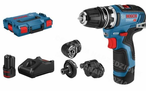 BOSCH Screwdriver GSR 12V-35 FC + 5x GFA 35/20Nm 2x3,0Ah LB BOSCH Screwdriver GSR 12V-35 FC + 5x GFA 35/20Nm 2x3,0Ah LB