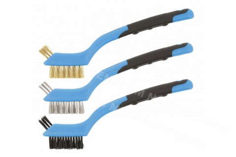 HOGERT Wire brushes 3pcs. HOGERT Wire brushes 3pcs.